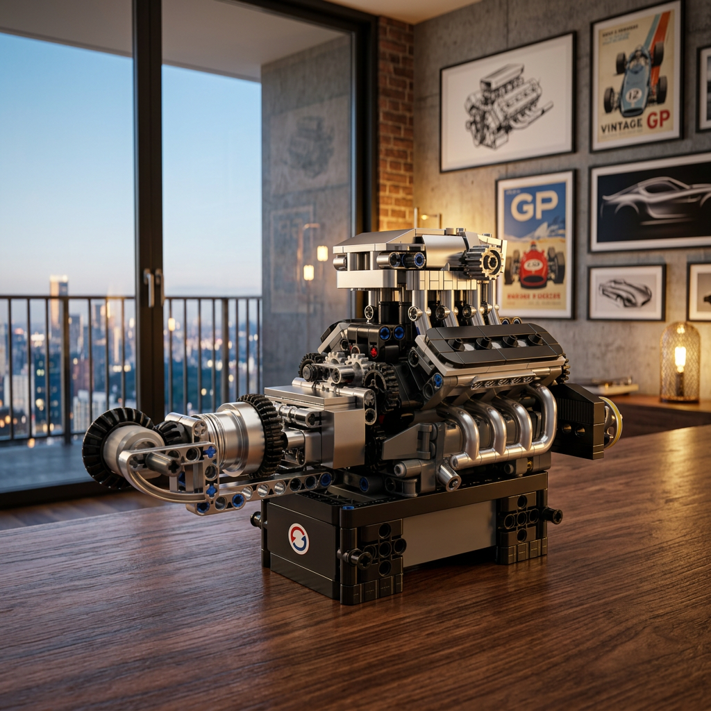 Motor V8 Turbinado (737 peças)