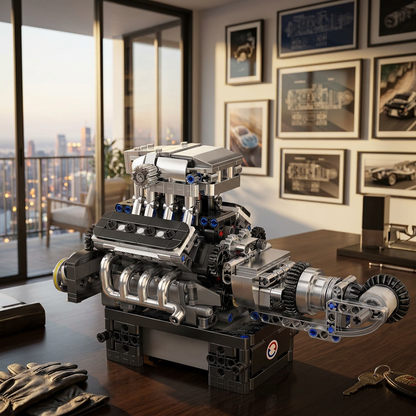 Motor V8 Turbinado (737 peças)