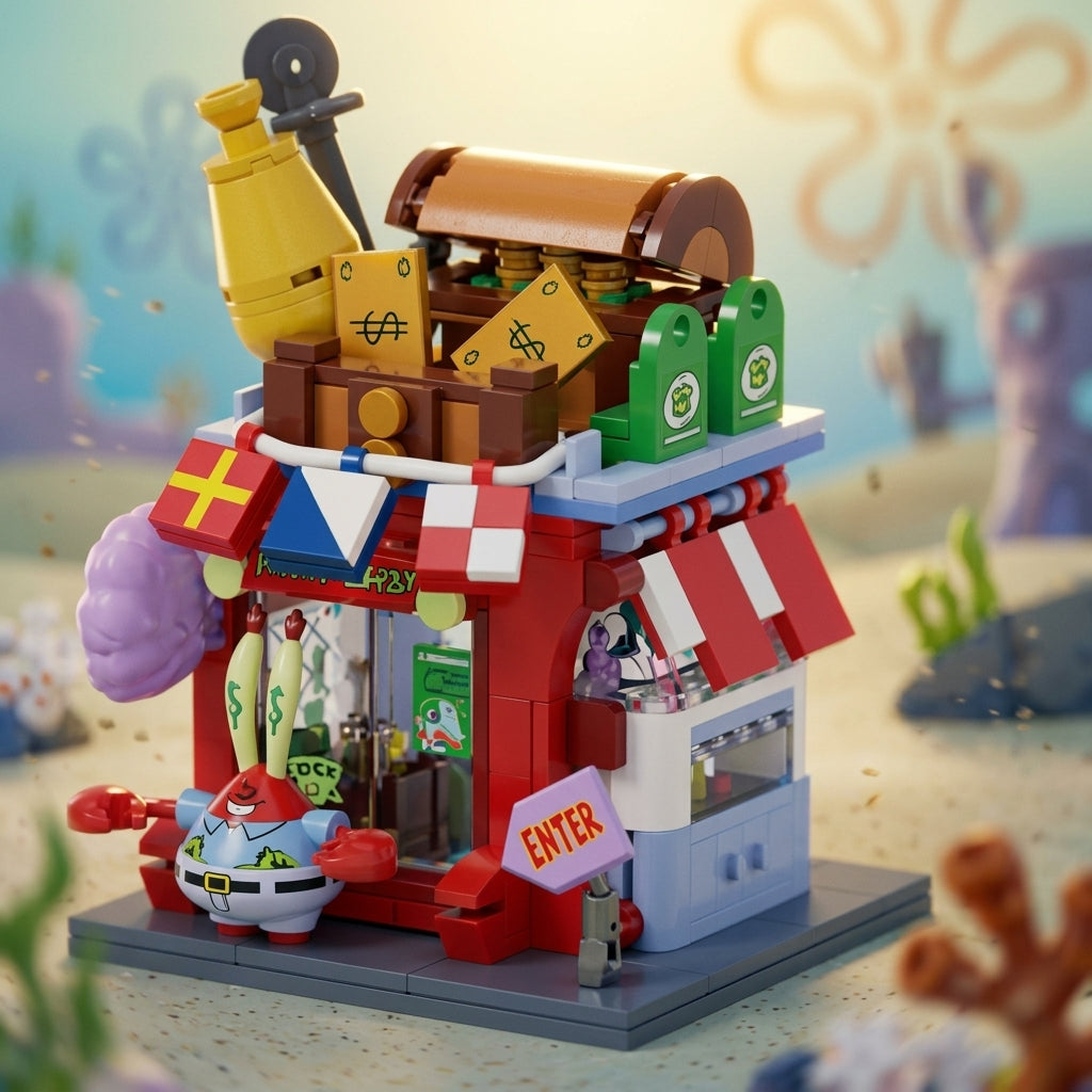 Bob Esponja - Nadando no Dinheiro (353 peças)