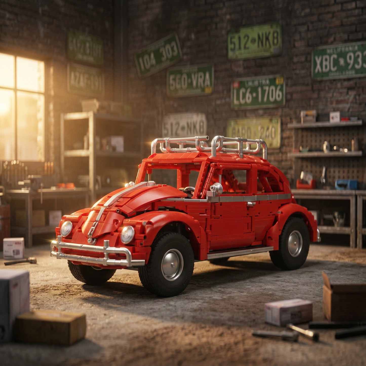 Fusca - Volkswagen Beetle (2661 peças)