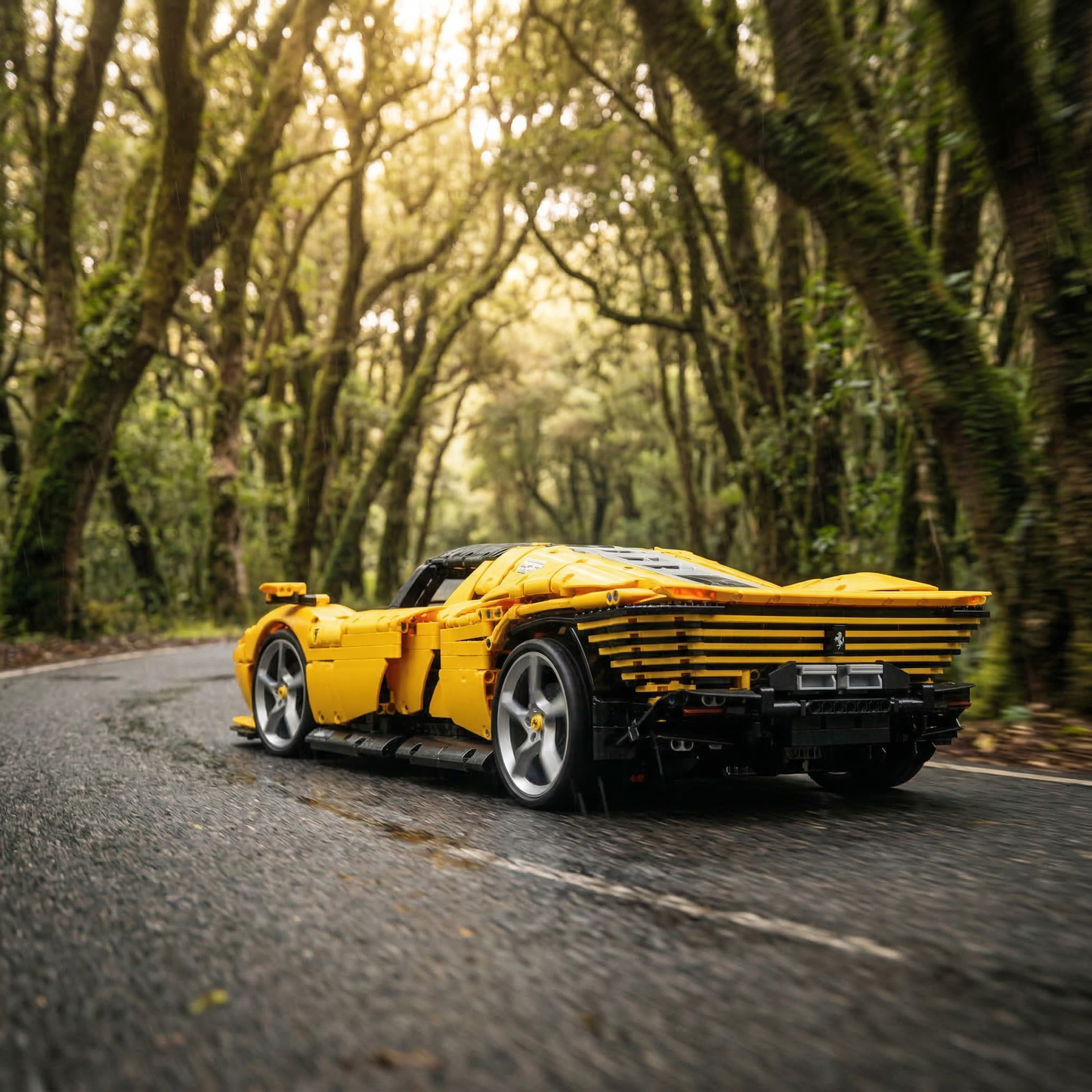 Ferrari Daytona SP3 Amarela (3778 peças)