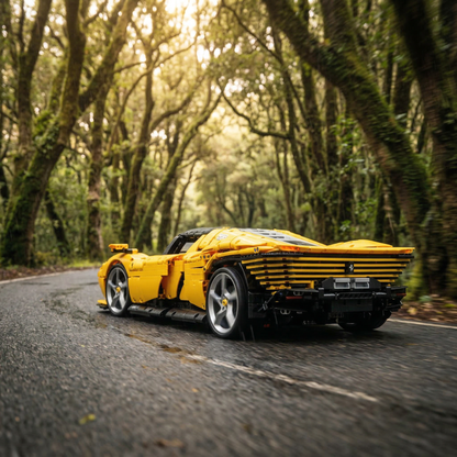 Ferrari Daytona SP3 Amarela (3778 peças)