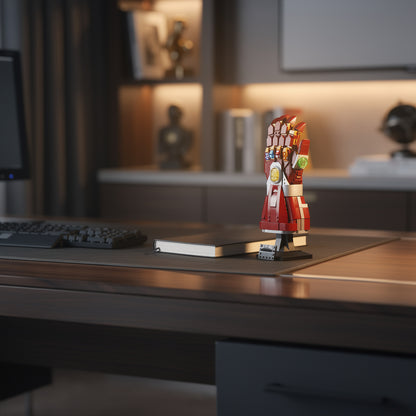 Manopla de Nanotecnologia do Tony Stark (675 peças)