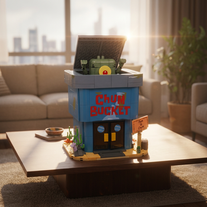 Bob Esponja - Balde de lixo (638 peças)