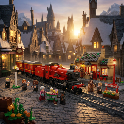 Harry Potter - Expresso de Hogwarts e Estação de Hogsmeade (1074 peças)