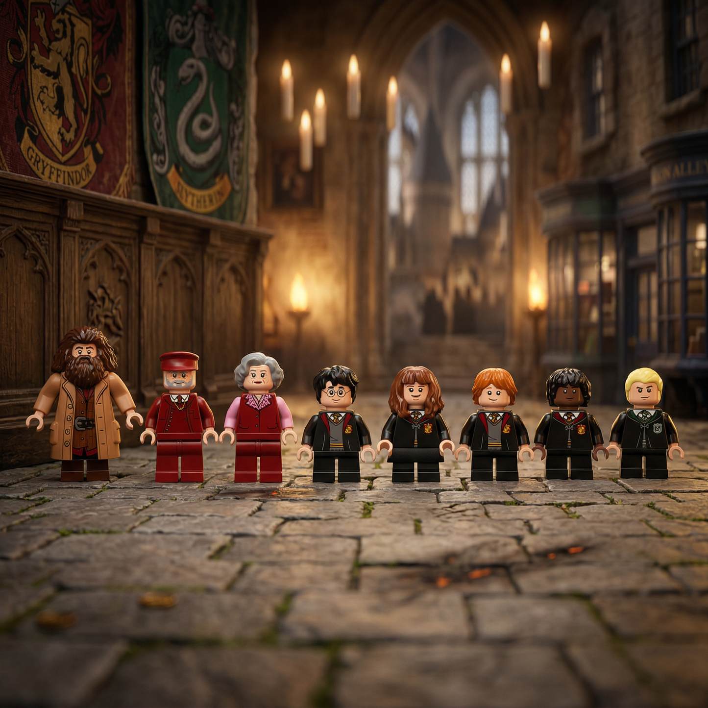 Harry Potter - Expresso de Hogwarts e Estação de Hogsmeade (1074 peças)