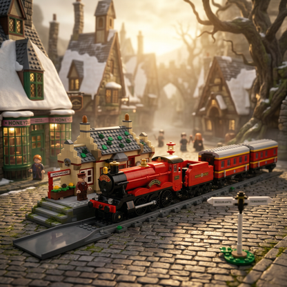 Harry Potter - Expresso de Hogwarts e Estação de Hogsmeade (1074 peças)
