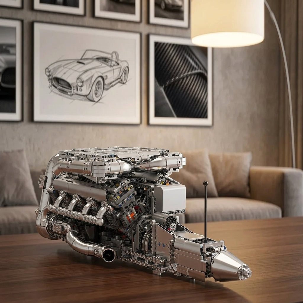 Motor Hypercar com Câmbio W16 (2899 peças)
