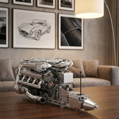 Motor Hypercar com Câmbio W16 (2899 peças)