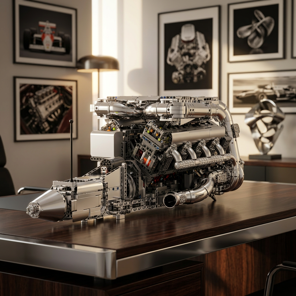 Motor Hypercar com Câmbio W16 (2899 peças)