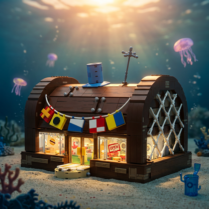 Bob Esponja - Siri Cascudo (2700 peças)