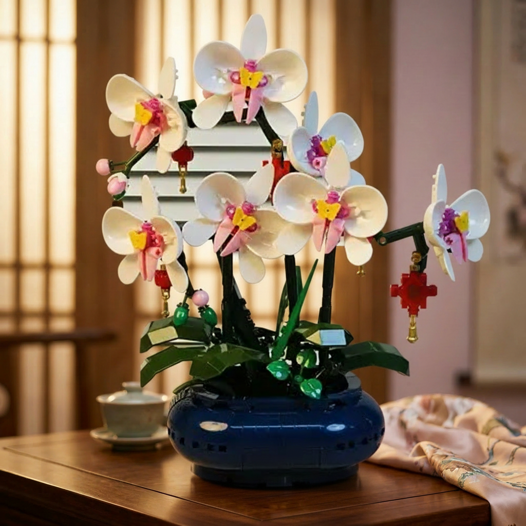 Orquídea Phalaenopsis em Vaso (587 peças)