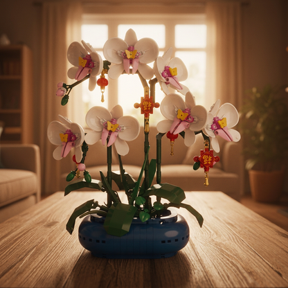 Orquídea Phalaenopsis em Vaso (587 peças)