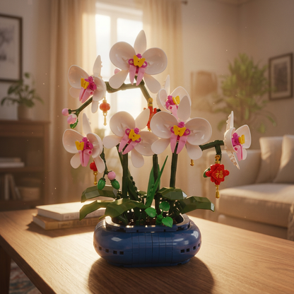 Orquídea Phalaenopsis em Vaso (587 peças)