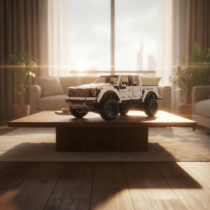 Ford F-150 Raptor Branca (1379 peças)