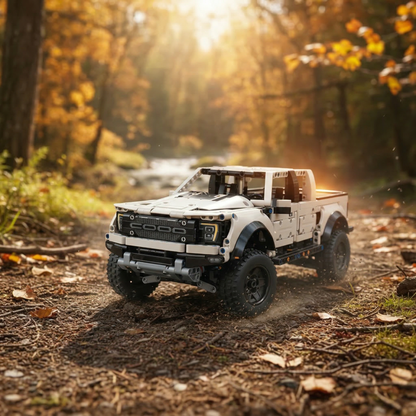 Ford F-150 Raptor Branca (1379 peças)