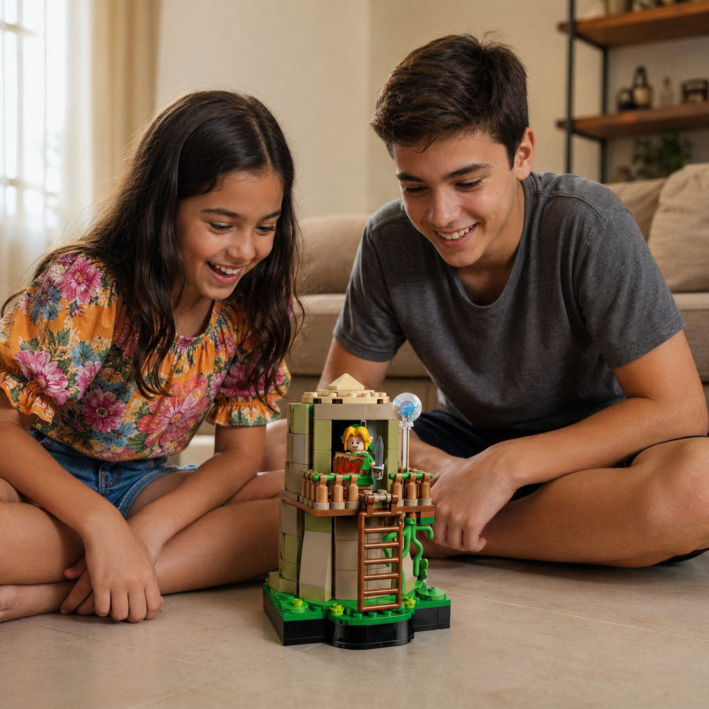 A Lenda de Zelda - Árvore sagrada (2 em 1) (2500 peças)