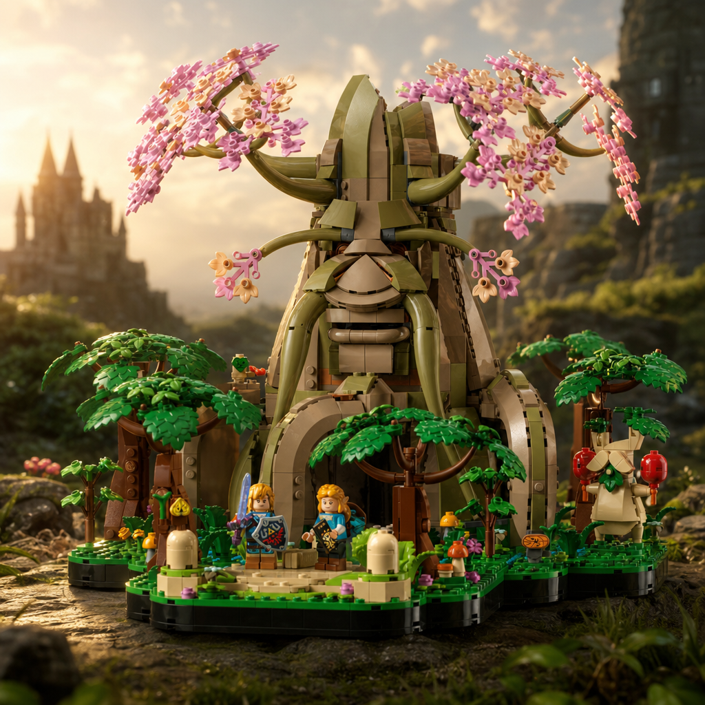 A Lenda de Zelda - Árvore sagrada (2 em 1) (2500 peças)