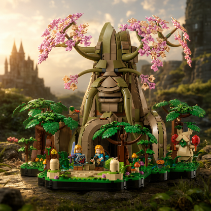 A Lenda de Zelda - Árvore sagrada (2 em 1) (2500 peças)