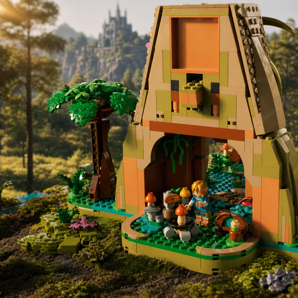 A Lenda de Zelda - Árvore sagrada (2 em 1) (2500 peças)