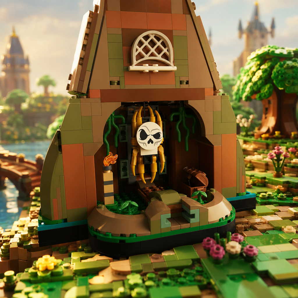 A Lenda de Zelda - Árvore sagrada (2 em 1) (2500 peças)