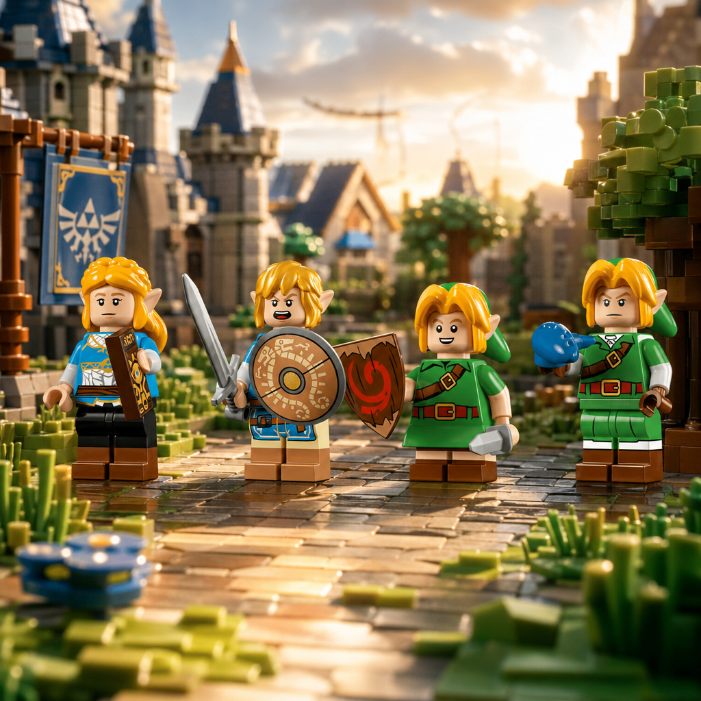 A Lenda de Zelda - Árvore sagrada (2 em 1) (2500 peças)