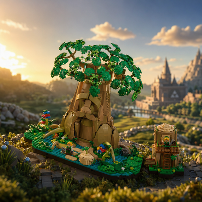 A Lenda de Zelda - Árvore sagrada (2 em 1) (2500 peças)