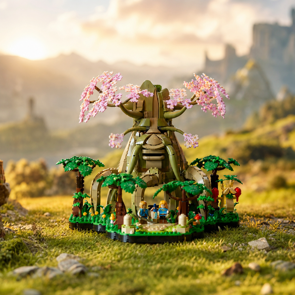 A Lenda de Zelda - Árvore sagrada (2 em 1) (2500 peças)