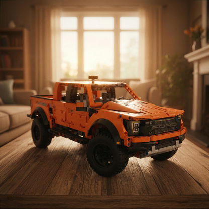 Ford F-150 Raptor Vermelho (1379 peças)