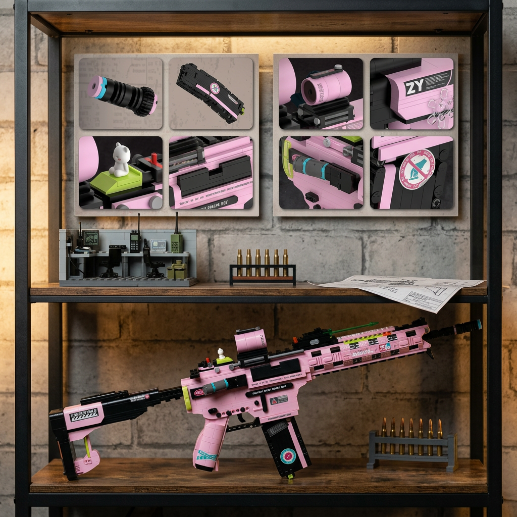 M4A1 Saccharine (1492 peças)