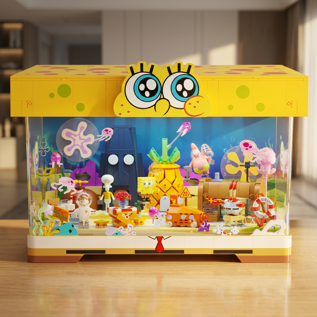 Bob Esponja - Praia da Fenda do Biquini (1140 peças)