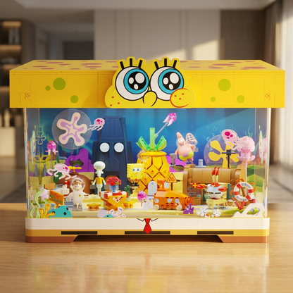 Bob Esponja - Praia da Fenda do Biquini (1140 peças)