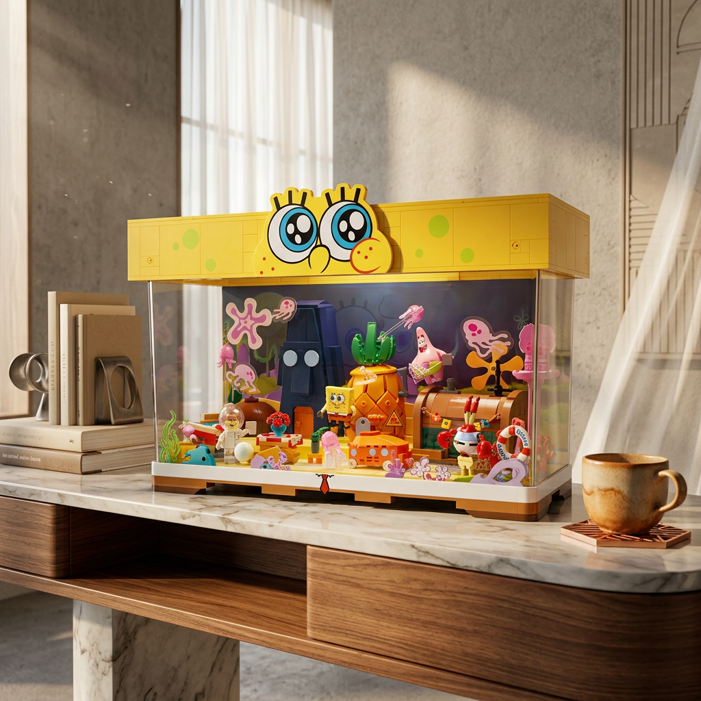 Bob Esponja - Praia da Fenda do Biquini (1140 peças)