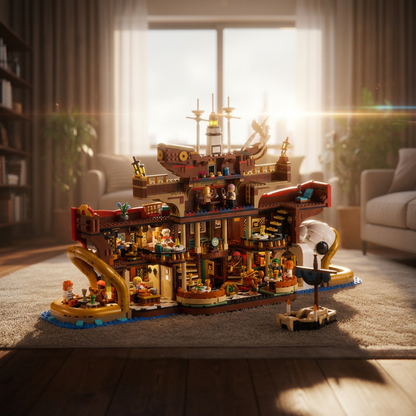 One Piece - Restaurante Flutuante (3402 peças)