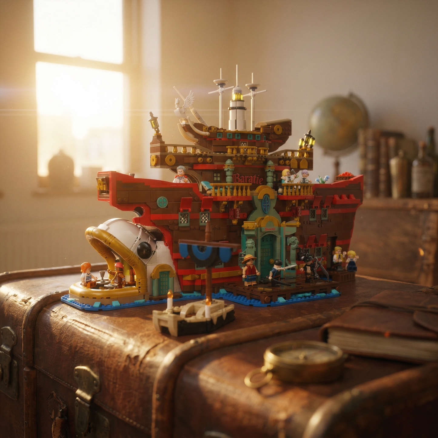 One Piece - Restaurante Flutuante (3402 peças)