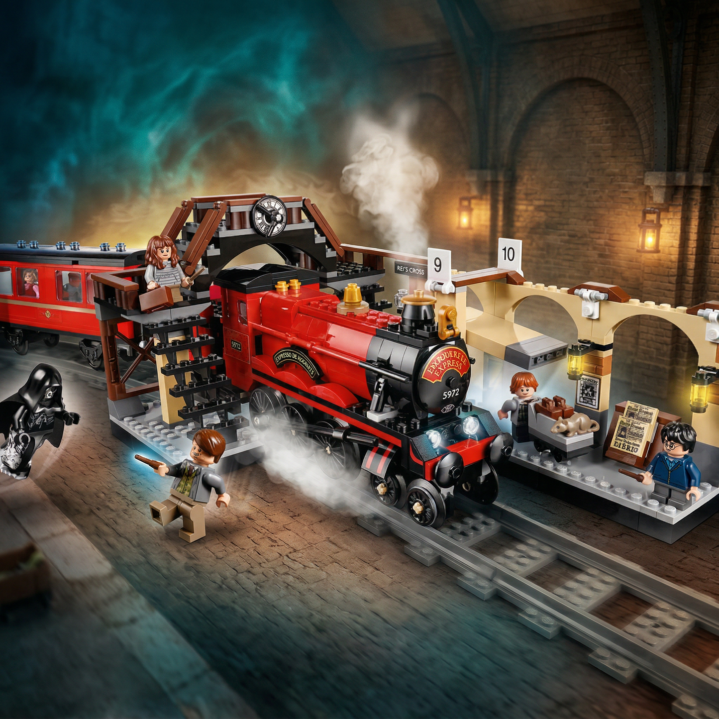 Harry Potter - Expresso de Hogwarts e Plataforma 9¾ (801 peças)