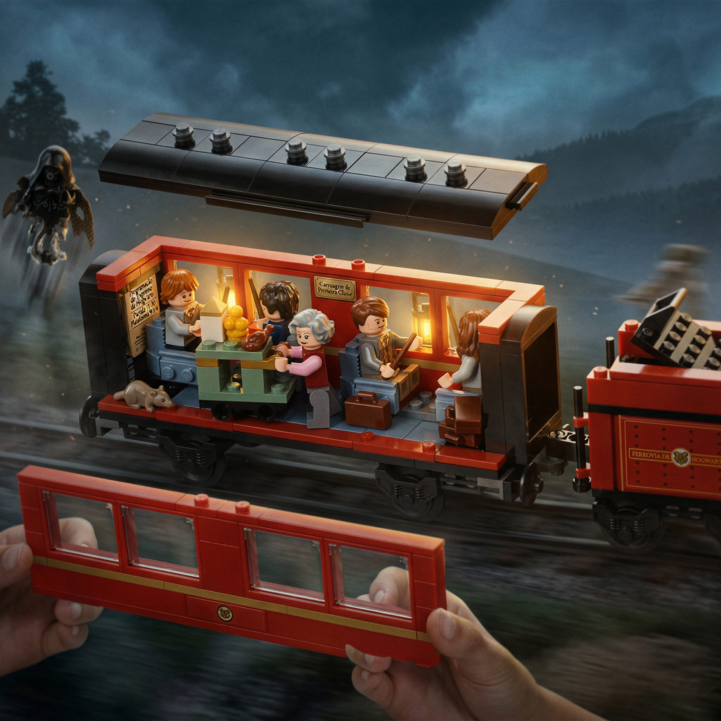 Harry Potter - Expresso de Hogwarts e Plataforma 9¾ (801 peças)