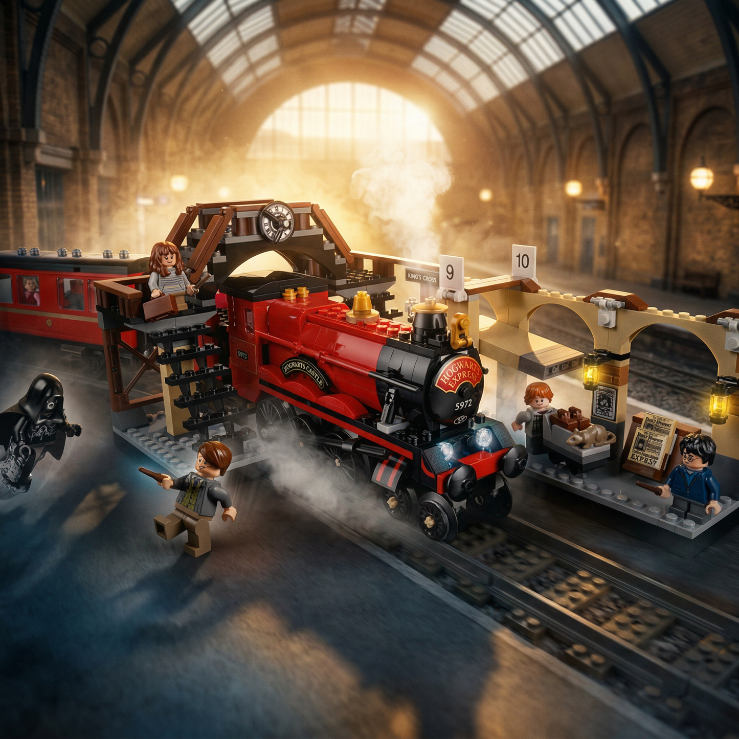 Harry Potter - Expresso de Hogwarts e Plataforma 9¾ (801 peças)