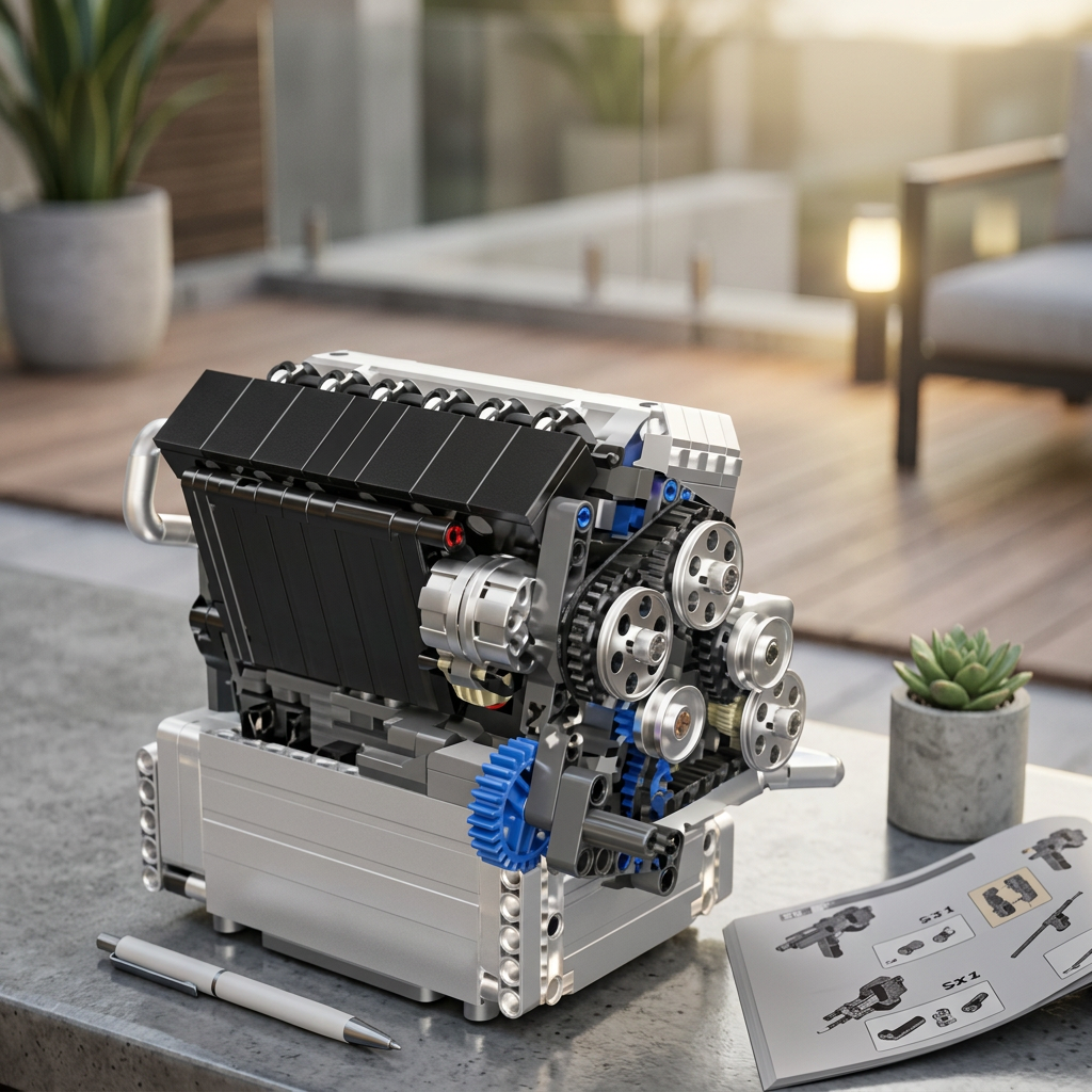 Motor S55 Inline-6 (744 peças)