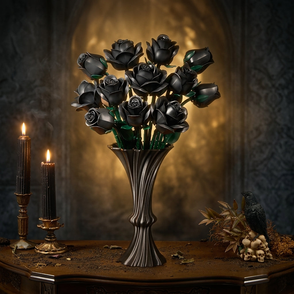 Buquê de Rosas Negras (784 peças)