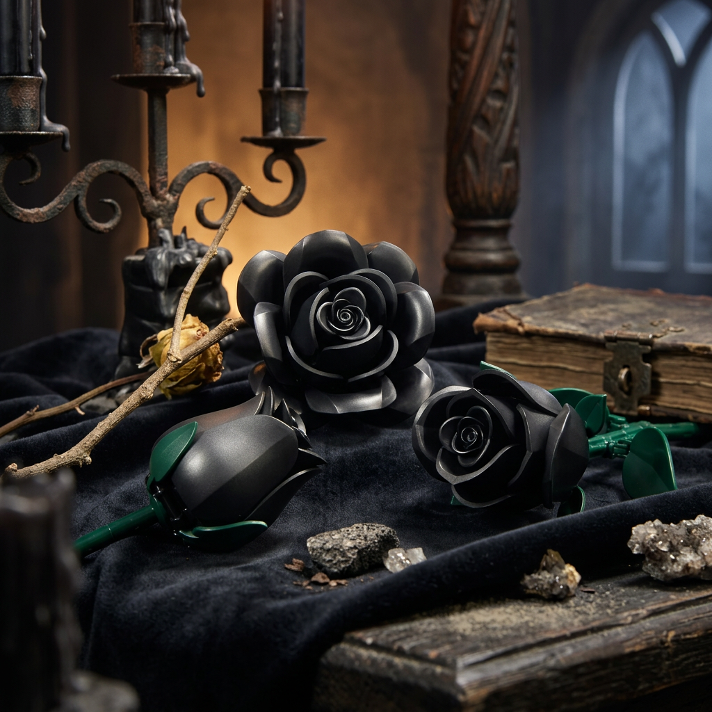 Buquê de Rosas Negras (784 peças)