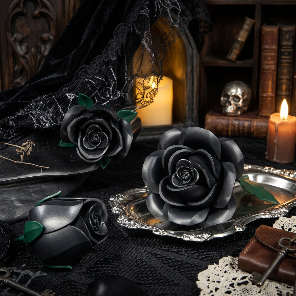 Buquê de Rosas Negras (784 peças)