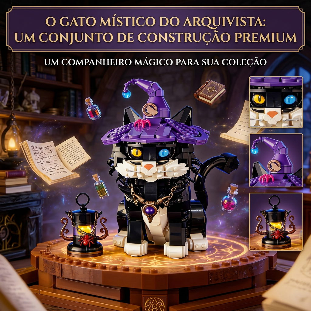 Gato Mágico (1128 peças)