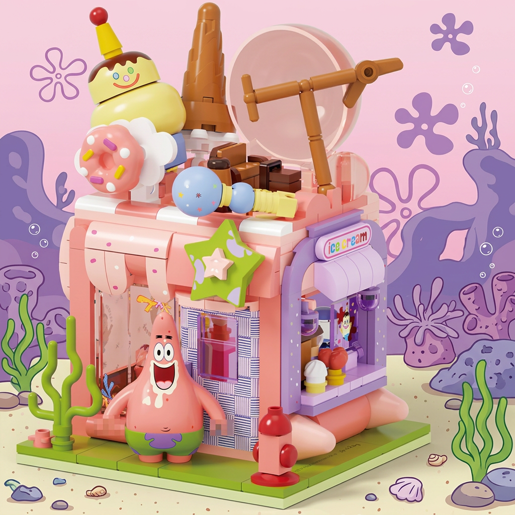 Bob Esponja - Sonho Estrelado do Patrick (327 peças)