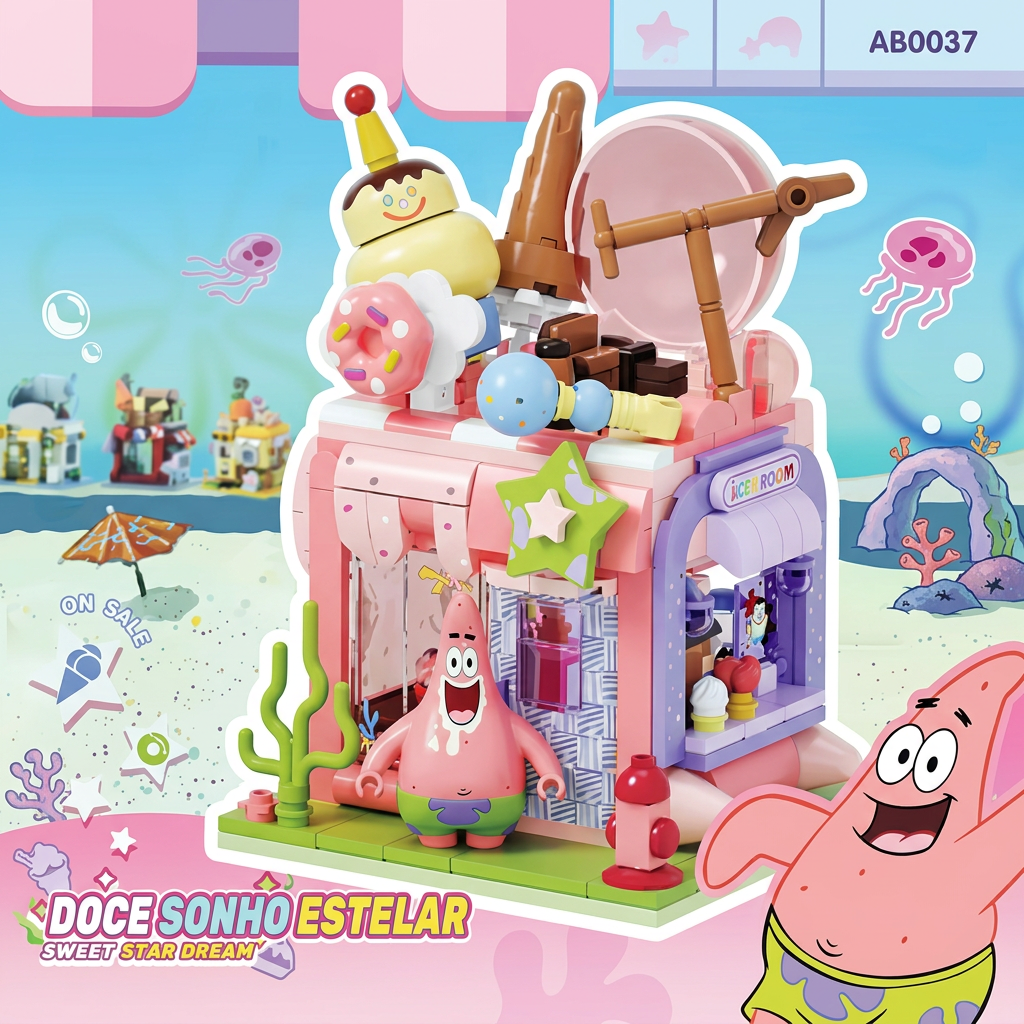 Bob Esponja - Sonho Estrelado do Patrick (327 peças)