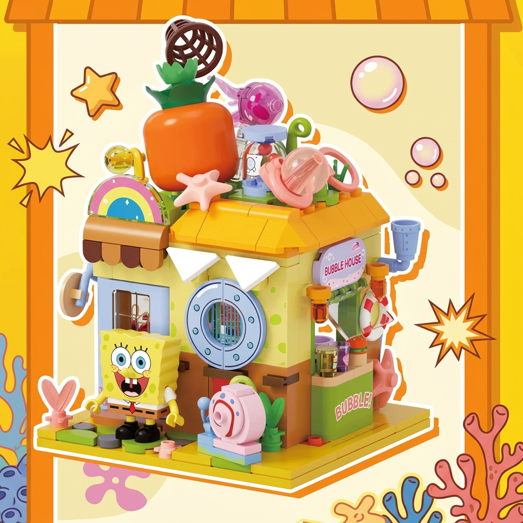 Bob Esponja - Hora das Bolhas (366 peças)