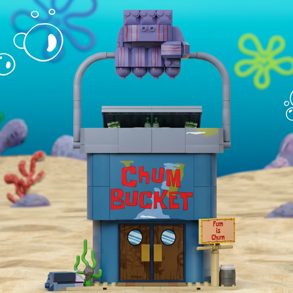 Bob Esponja - Balde de lixo (638 peças)