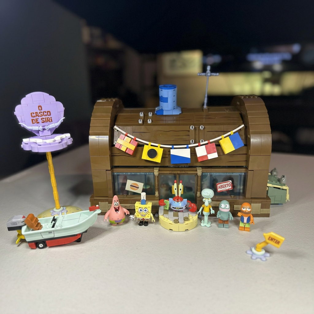 Bob Esponja - Siri Cascudo (2700 peças)