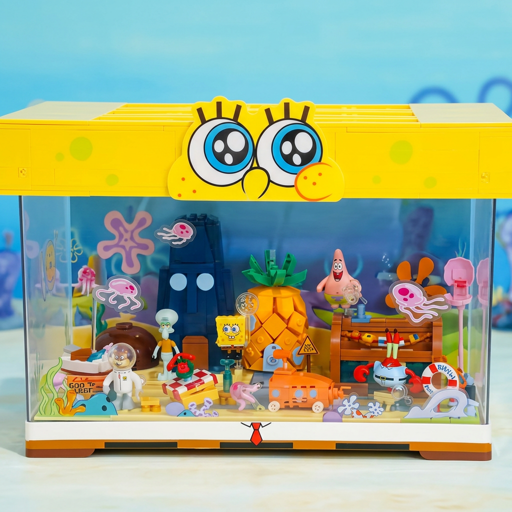 Bob Esponja - Praia da Fenda do Biquini (1140 peças)