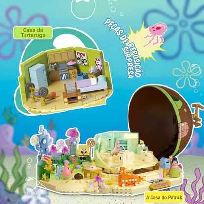 Bob Esponja - Casa de Pedra do Patrick Estrela (1300 peças)